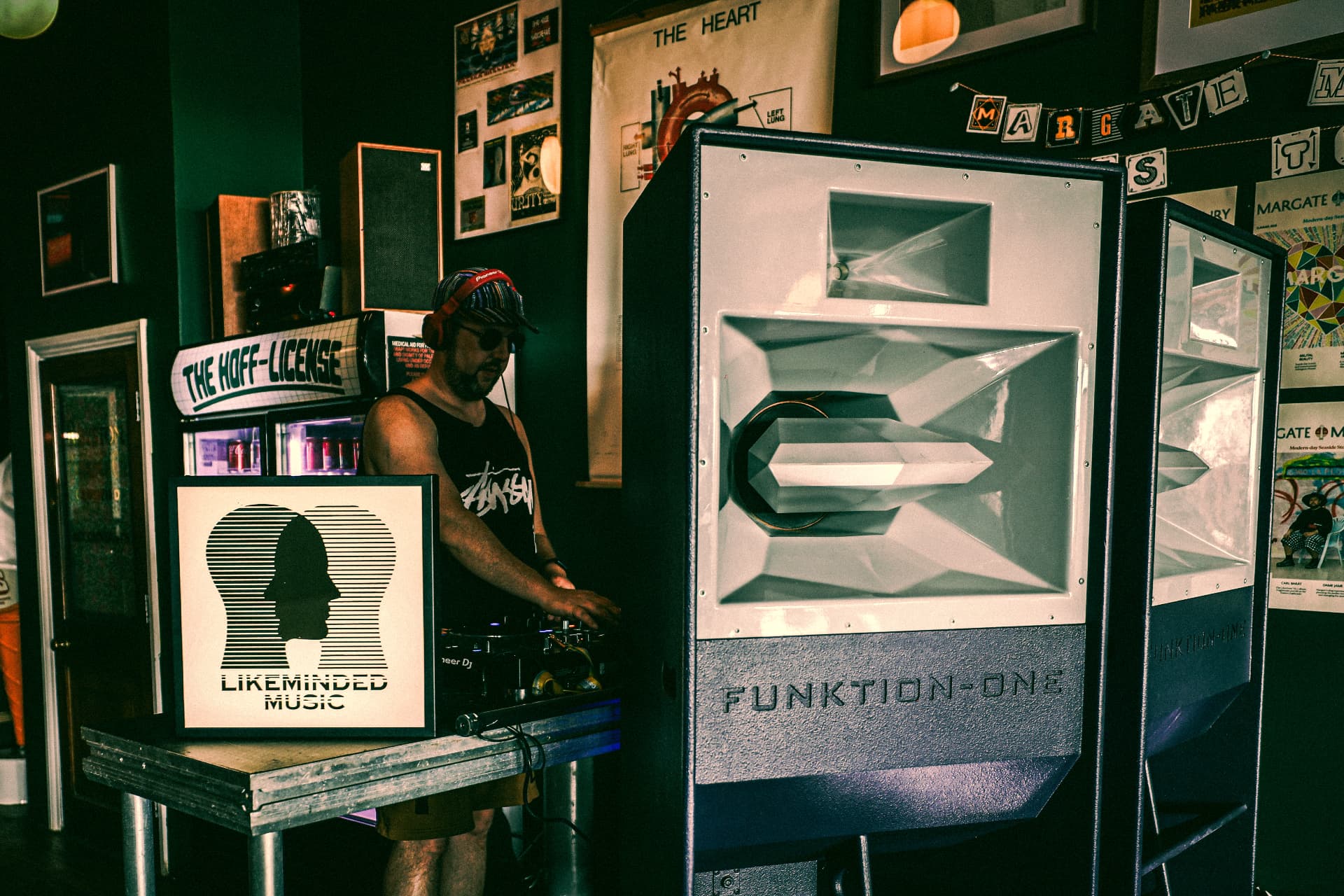 Likeminded Music sound system and DJ setup